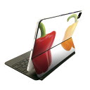 Magic Keyboard 用 スキンシール 11インチ iPad Pro用 第1-4世代 iPad Air 第4-5世代 対応 全面スキンシール フル 前面 背面 保護シール 人気 025599 野菜 ピーマン パプリカ 写真(2)