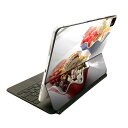 Magic Keyboard 12.9インチ iPad Pro(第4世代、第5世代、第6世代)対応 apple アップル アイパッド 全面スキンシール フル 前面 背面 保護シール 人気 025796 アイスクリーム カラフル フルーツ
