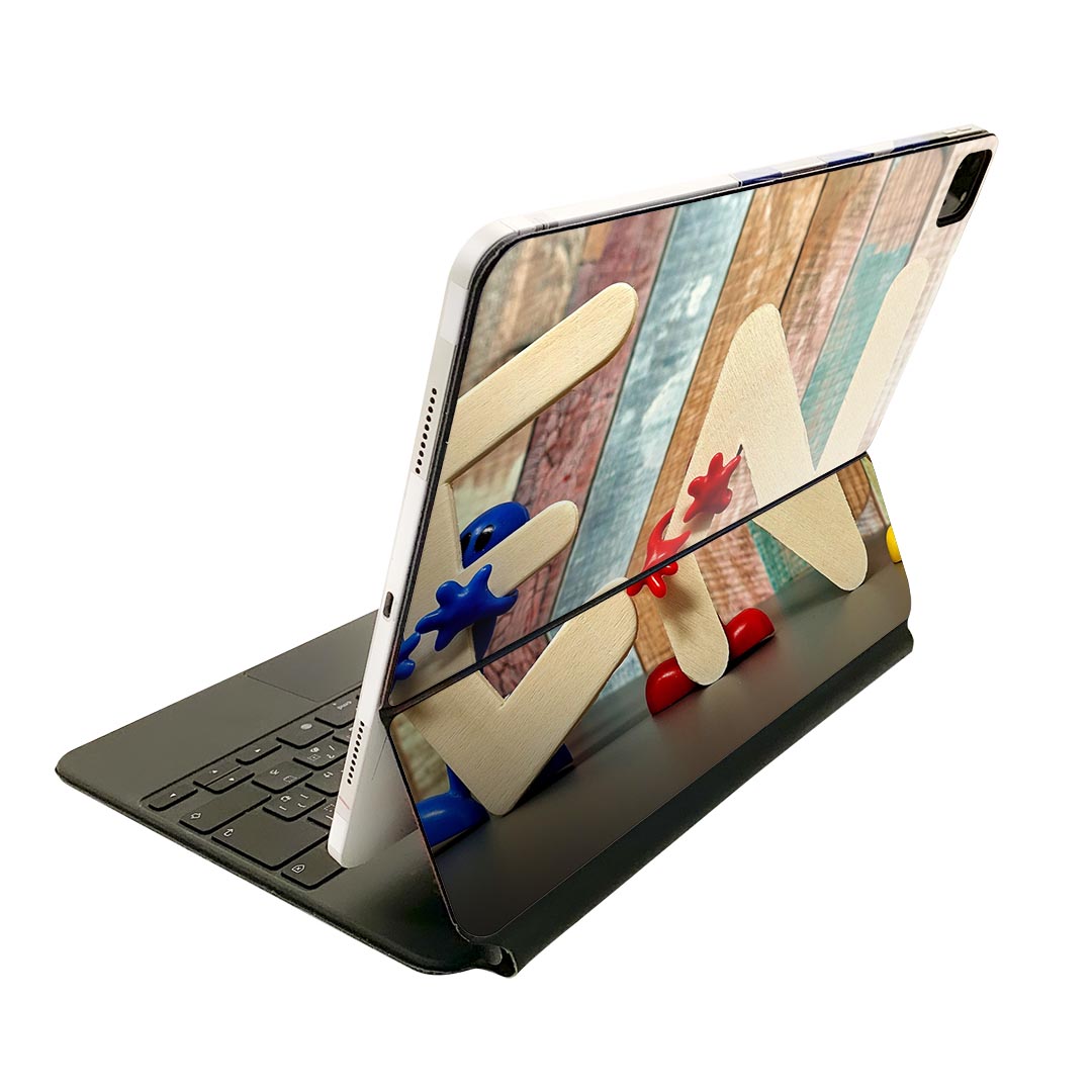 Magic Keyboard 12.9インチ iPad Pro(第4世代、第5世代、第6世代)対応 apple アップル アイパッド 全面スキンシール フル 前面 背面 保護シール 人気 025832 文字 手