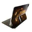 Magic Keyboard 12.9インチ iPad Pro(第4世代、第5世代、第6世代)対応 apple アップル アイパッド 全面スキンシール フル 前面 背面 保護シール 人気 026010 建物 窓 家(2)