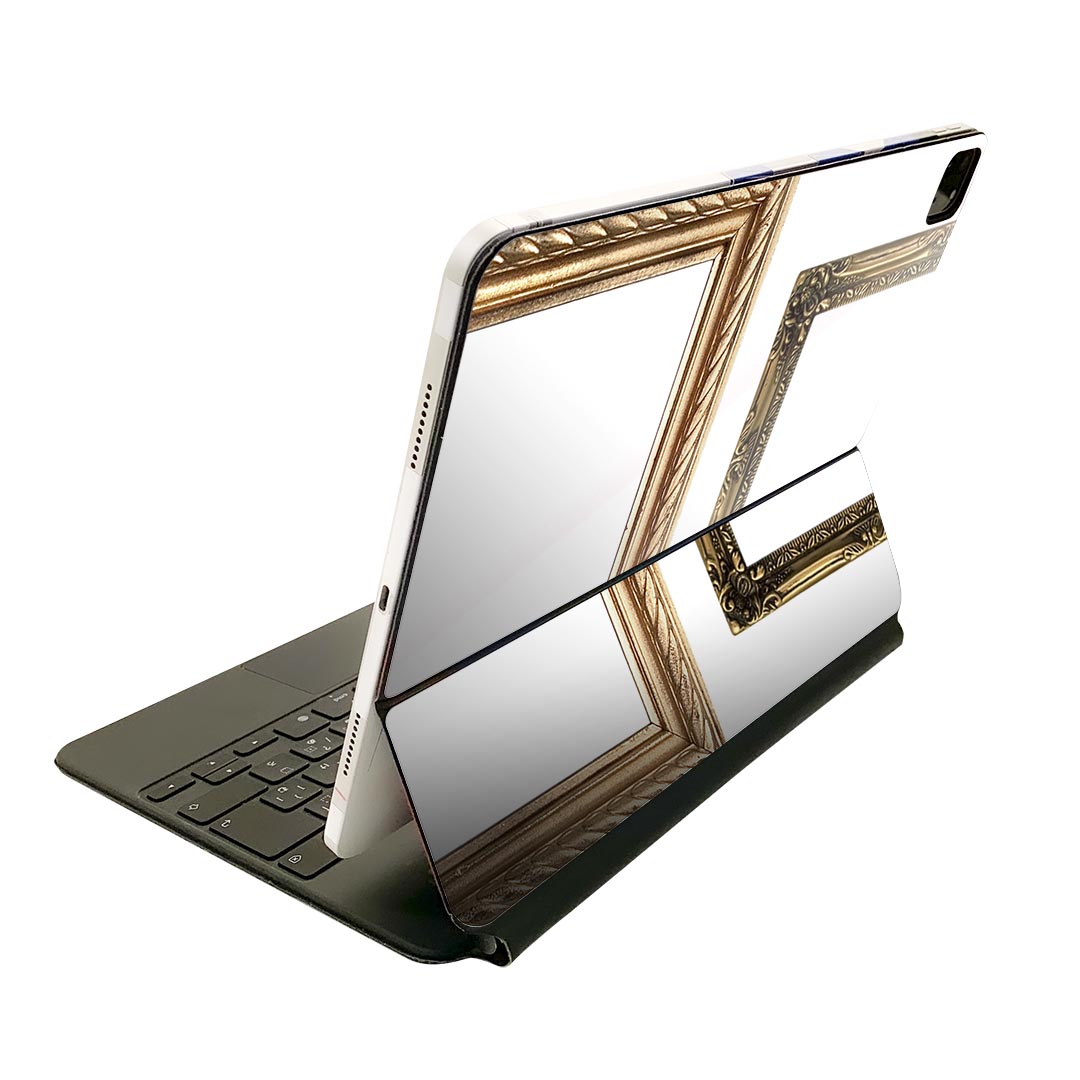 Magic Keyboard 用 スキンシール 11インチ iPad Pro用 第1-4世代 iPad Air 第4-5世代 対応 全面スキンシール フル 前面 背面 保護シール 人気 026047 フレーム 額