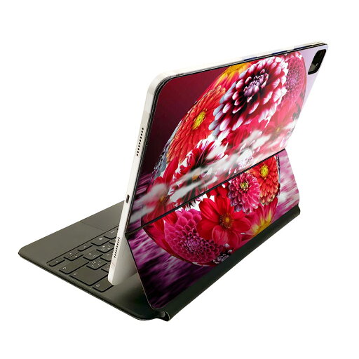 Magic Keyboard 用 スキンシール 11インチ iPad Pro用 第1-4世代 iPad Air 第4-5世代 対応 全面スキンシール フル 前面 背面 保護シール 人気 026064 花 ダリア アート Magic Keyboard 用 スキンシール 11インチ iPad Pro用 第1-4世代 iPad Air 第4-5世代 対応 全面スキンシール フル 前面 背面 保護シール 人気 026064 花 ダリア アート