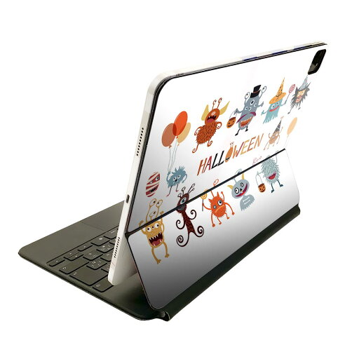 Magic Keyboard 用 スキンシール 11インチ iPad Pro用 第1-4世代 iPad Air 第4-5世代 対応 全面スキンシール フル 前面 背面 保護シール 人気 026116 ハロウィン おばけ カラフル Halloween Magic Keyboard 用 スキンシール 11インチ iPad Pro用 第1-4世代 iPad Air 第4-5世代 対応 全面スキンシール フル 前面 背面 保護シール 人気 026116 ハロウィン おばけ カラフル Halloween