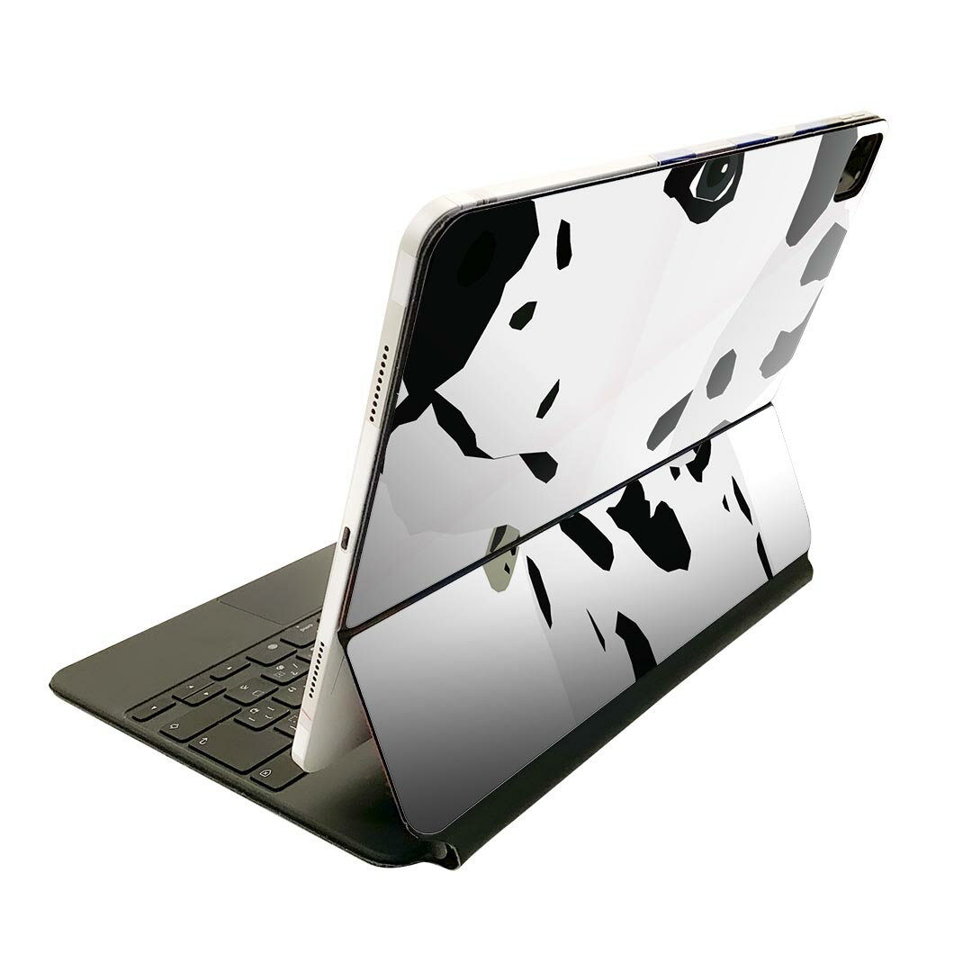 Magic Keyboard 用 スキンシール 11インチ iPad Pro用 第1-4世代 iPad Air 第4-5世代 対応 全面スキンシール フル 前面 背面 保護シール 人気 026180 動物　犬　ダルメシアン