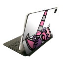 Magic Keyboard 12.9インチ iPad Pro(第4世代、第5世代、第6世代)対応 apple アップル アイパッド 全面スキンシール フル 前面 背面 保護シール 人気 ユニコーン ペガサス 動物 026203(2)