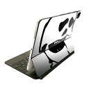 Magic Keyboard 用 スキンシール 11インチ iPad Pro用 第1-4世代 iPad Air 第4-5世代 対応 全面スキンシール フル 前面 背面 保護シール 人気 026205 ガイコツ 骨 ハロウィン