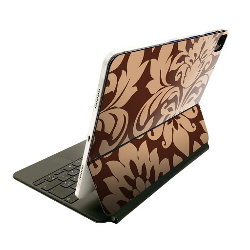 Magic Keyboard 12.9インチ iPad Pro(第4世代、第5世代、第6世代)対応 apple アップル アイパッド 全面スキンシール フル 前面 背面 保護シール 人気 004283 模様 エレガント ブラウン Magic Keyboard 12.9インチ iPad Pro(第4世代、第5世代、第6世代)対応 apple アップル アイパッド 全面スキンシール フル 前面 背面 保護シール 人気 004283 模様 エレガント ブラウン