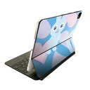 Magic Keyboard 用 スキンシール 11インチ iPad Pro用 第1-4世代 iPad Air 第4-5世代 対応 全面スキンシール フル 前面 背面 保護シール 人気 004383 うさぎ ハート 動物