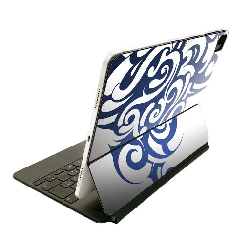Magic Keyboard 12.9インチ iPad Pro(第4世代、第5世代、第6世代)対応 apple アップル アイパッド 全面スキンシール フル 前面 背面 保護シール 人気 シンプル 青 004511 Magic Keyboard 12.9インチ iPad Pro(第4世代、第5世代、第6世代)対応 apple アップル アイパッド 全面スキンシール フル 前面 背面 保護シール 人気 シンプル 青 004511