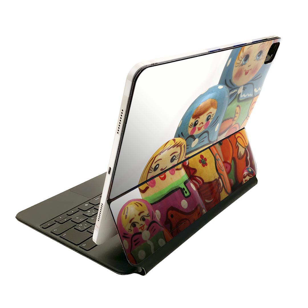 Magic Keyboard 用 スキンシール 11インチ iPad Pro用 第1-4世代 iPad Air 第4-5世代 対応 全面スキンシール フル 前面 背面 保護シール 人気 004538 キャラクター　写真