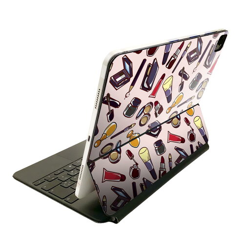 Magic Keyboard 12.9インチ iPad Pro(第4世代、第5世代、第6世代)対応 apple アップル アイパッド 全面スキンシール フル 前面 背面 保護シール 人気 004677 メイク イラスト Magic Keyboard 12.9インチ iPad Pro(第4世代、第5世代、第6世代)対応 apple アップル アイパッド 全面スキンシール フル 前面 背面 保護シール 人気 004677 メイク イラスト