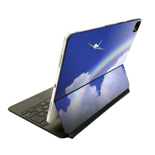Magic Keyboard 用 スキンシール 11インチ iPad Pro用 第1-4世代 iPad Air 第4-5世代 対応 全面スキンシール フル 前面 背面 保護シール 人気 004717 空 虹 写真 Magic Keyboard 用 スキンシール 11インチ iPad Pro用 第1-4世代 iPad Air 第4-5世代 対応 全面スキンシール フル 前面 背面 保護シール 人気 004717 空 虹 写真
