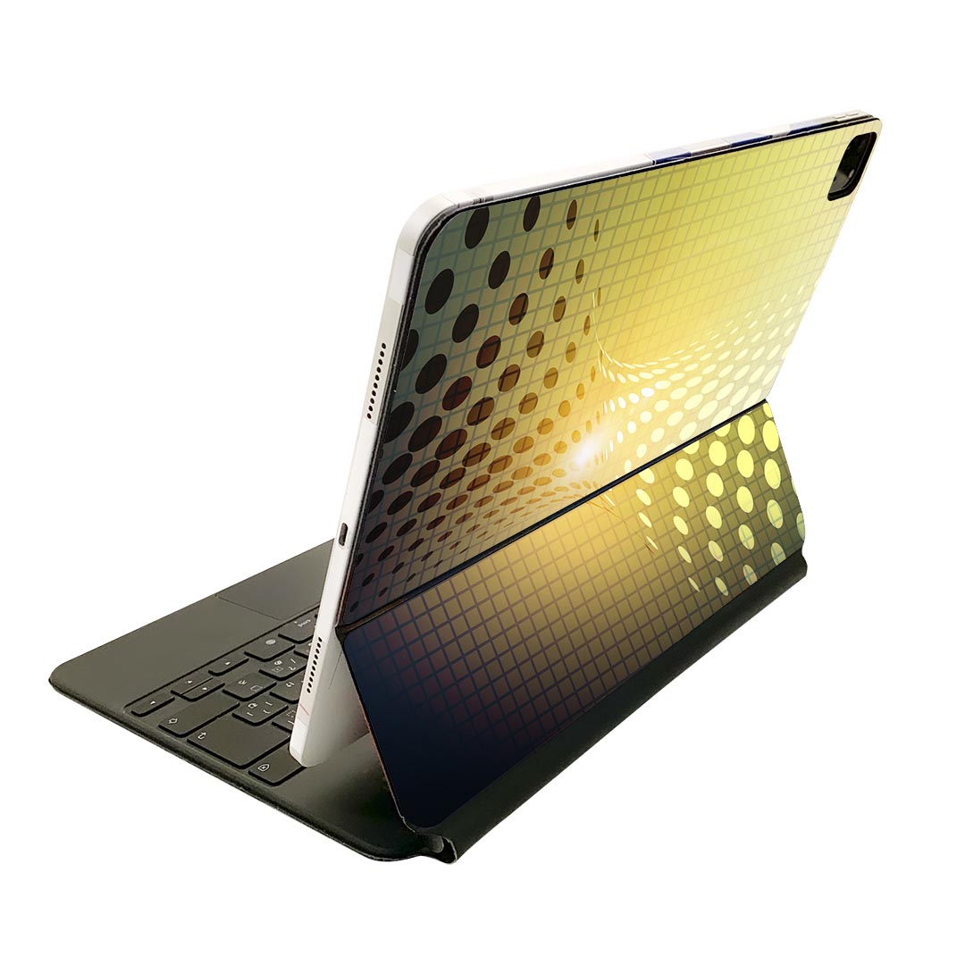 Magic Keyboard 12.9インチ iPad Pro(第4世代、第5世代、第6世代)対応 apple アップル アイパッド 全面スキンシール フル 前面 背面 保護シール 人気 シンプル 模様 004750
