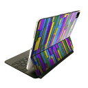 Magic Keyboard 12.9インチ iPad Pro(第4世代、第5世代、第6世代)対応 apple アップル アイパッド 全面スキンシール フル 前面 背面 保護シール 人気 004836 模様 青(2)
