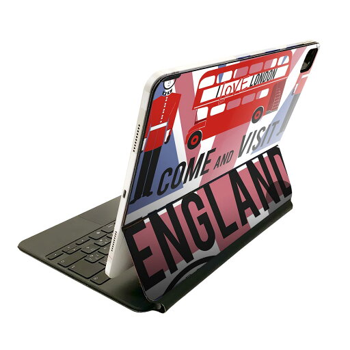 Magic Keyboard 用 スキンシール 11インチ iPad Pro用 第1-4世代 iPad Air 第4-5世代 対応 全面スキンシール フル 前面 背面 保護シール 人気 004895 国旗 イラスト イギリス Magic Keyboard 用 スキンシール 11インチ iPad Pro用 第1-4世代 iPad Air 第4-5世代 対応 全面スキンシール フル 前面 背面 保護シール 人気 004895 国旗 イラスト イギリス