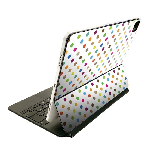 Magic Keyboard 用 スキンシール 11インチ iPad Pro用 第1-4世代 iPad Air 第4-5世代 対応 全面スキンシール フル 前面 背面 保護シール 人気 004935 水玉 ドット 模様 Magic Keyboard 用 スキンシール 11インチ iPad Pro用 第1-4世代 iPad Air 第4-5世代 対応 全面スキンシール フル 前面 背面 保護シール 人気 004935 水玉 ドット 模様