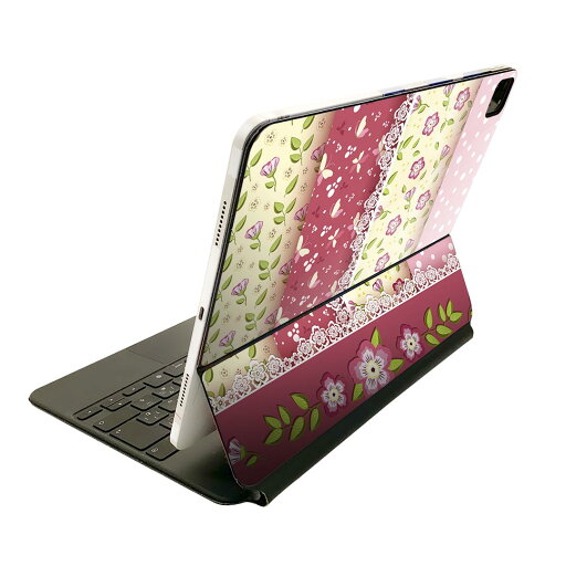 Magic Keyboard 12.9インチ iPad Pro(第4世代、第5世代、第6世代)対応 apple アップル アイパッド 全面スキンシール フル 前面 背面 保護シール 人気 004939 花 レース ガーリー Magic Keyboard 12.9インチ iPad Pro(第4世代、第5世代、第6世代)対応 apple アップル アイパッド 全面スキンシール フル 前面 背面 保護シール 人気 004939 花 レース ガーリー