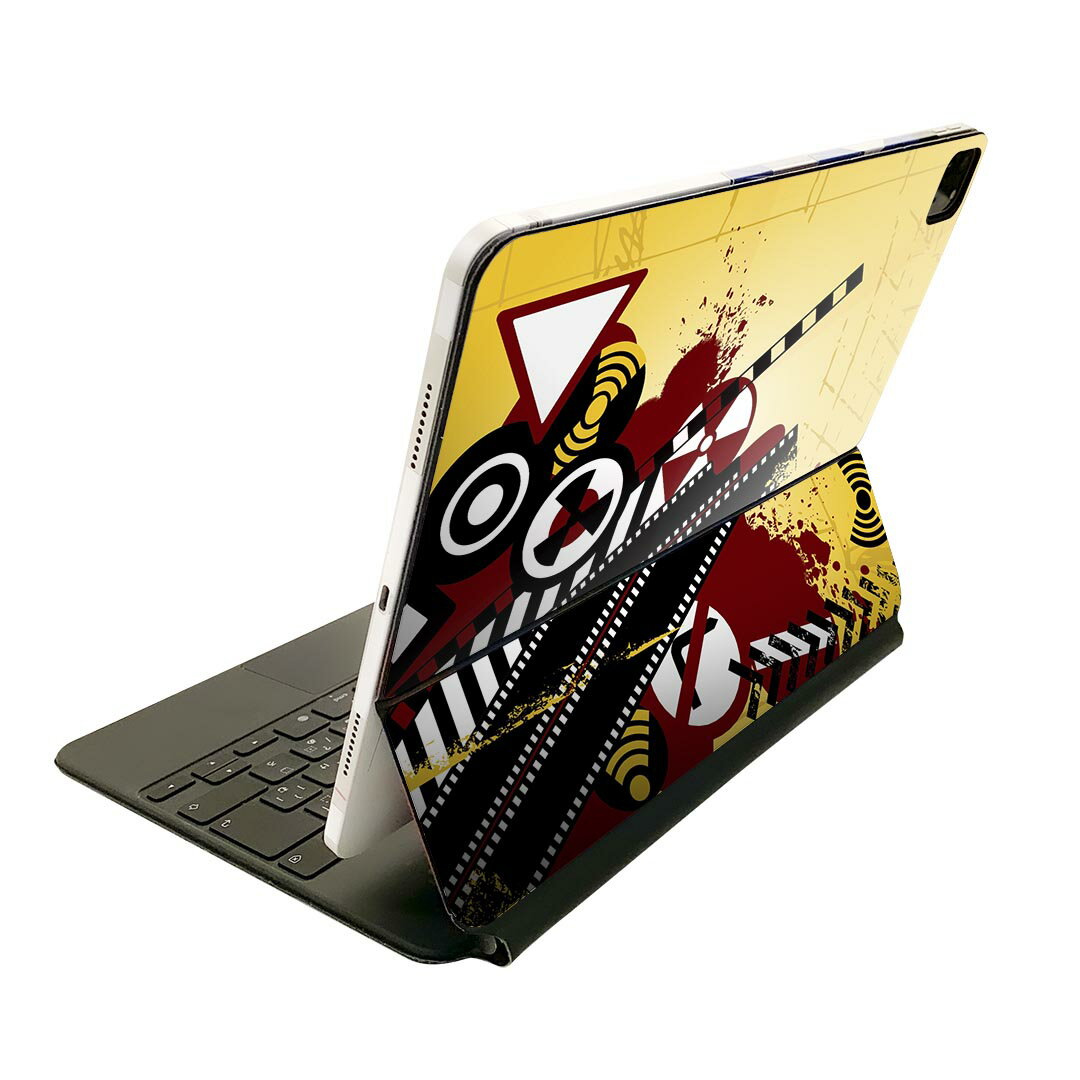 Magic Keyboard 12.9インチ iPad Pro（第4世代、第5世代、第6世代）対応 apple アップル アイパッド 全面スキンシール フル 前面 背面 保護シール 人気 004977 フィルム 映画 イラスト