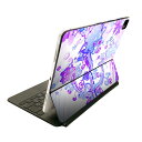 Magic Keyboard 12.9インチ iPad Pro(第4世代、第5世代、第6世代)対応 apple アップル アイパッド 全面スキンシール フル 前面 背面 保護シール 人気 005099 誕生日 キラキラ イラスト(2)