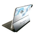 Magic Keyboard 12.9インチ iPad Pro(第4世代、第5世代、第6世代)対応 apple アップル アイパッド 全面スキンシール フル 前面 背面 保護シール 人気 海 マリン 貝殻 005170(2)
