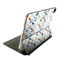 Magic Keyboard 用 スキンシール 11インチ iPad Pro用 第1-4世代 iPad Air 第4-5世代 対応 全面スキンシール フル 前面 背面 保護シール 人気 005296 うさぎ シンプル 柄