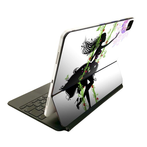 Magic Keyboard 用 スキンシール 11インチ iPad Pro用 第1-4世代 iPad Air 第4-5世代 対応 全面スキンシール フル 前面 背面 保護シール 人気 005399 人物 蝶 ブランコ Magic Keyboard 用 スキンシール 11インチ iPad Pro用 第1-4世代 iPad Air 第4-5世代 対応 全面スキンシール フル 前面 背面 保護シール 人気 005399 人物 蝶 ブランコ