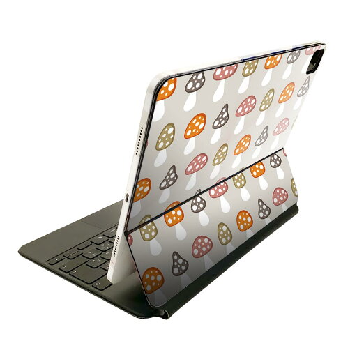 Magic Keyboard 用 スキンシール 11インチ iPad Pro用 第1-4世代 iPad Air 第4-5世代 対応 全面スキンシール フル 前面 背面 保護シール 人気 005459 きのこ 模様 Magic Keyboard 用 スキンシール 11インチ iPad Pro用 第1-4世代 iPad Air 第4-5世代 対応 全面スキンシール フル 前面 背面 保護シール 人気 005459 きのこ 模様
