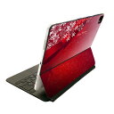 Magic Keyboard 用 スキンシール 11インチ iPad Pro用 第1-4世代 iPad Air 第4-5世代 対応 全面スキンシール フル 前面 背面 保護シール 人気 005485 リボン 雪 結晶(2)