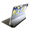 Magic Keyboard 用 スキンシール 11インチ iPad Pro用 第1-4世代 iPad Air 第4-5世代 対応 全面スキンシール フル 前面 背面 保護シール 人気 005502 星 スター 青(2)