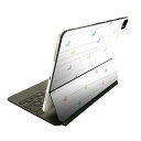 Magic Keyboard 12.9インチ iPad Pro(第4世代、第5世代、第6世代)対応 apple アップル アイパッド 全面スキンシール フル 前面 背面 保護シール 人気 005553 ハート 模様(2)