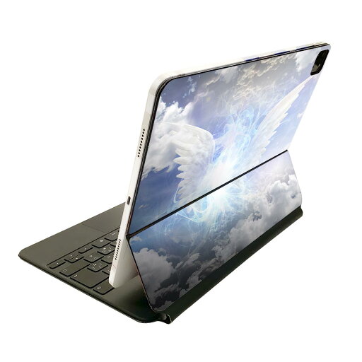 Magic Keyboard 12.9インチ iPad Pro(第4世代、第5世代、第6世代)対応 apple アップル アイパッド 全面スキンシール フル 前面 背面 保護シール 人気 空 羽根 雲 005712 Magic Keyboard 12.9インチ iPad Pro(第4世代、第5世代、第6世代)対応 apple アップル アイパッド 全面スキンシール フル 前面 背面 保護シール 人気 空 羽根 雲 005712