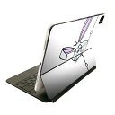 Magic Keyboard 用 スキンシール 11インチ iPad Pro用 第1-4世代 iPad Air 第4-5世代 対応 全面スキンシール フル 前面 背面 保護シール 人気 005715 動物 キャラクター 兎