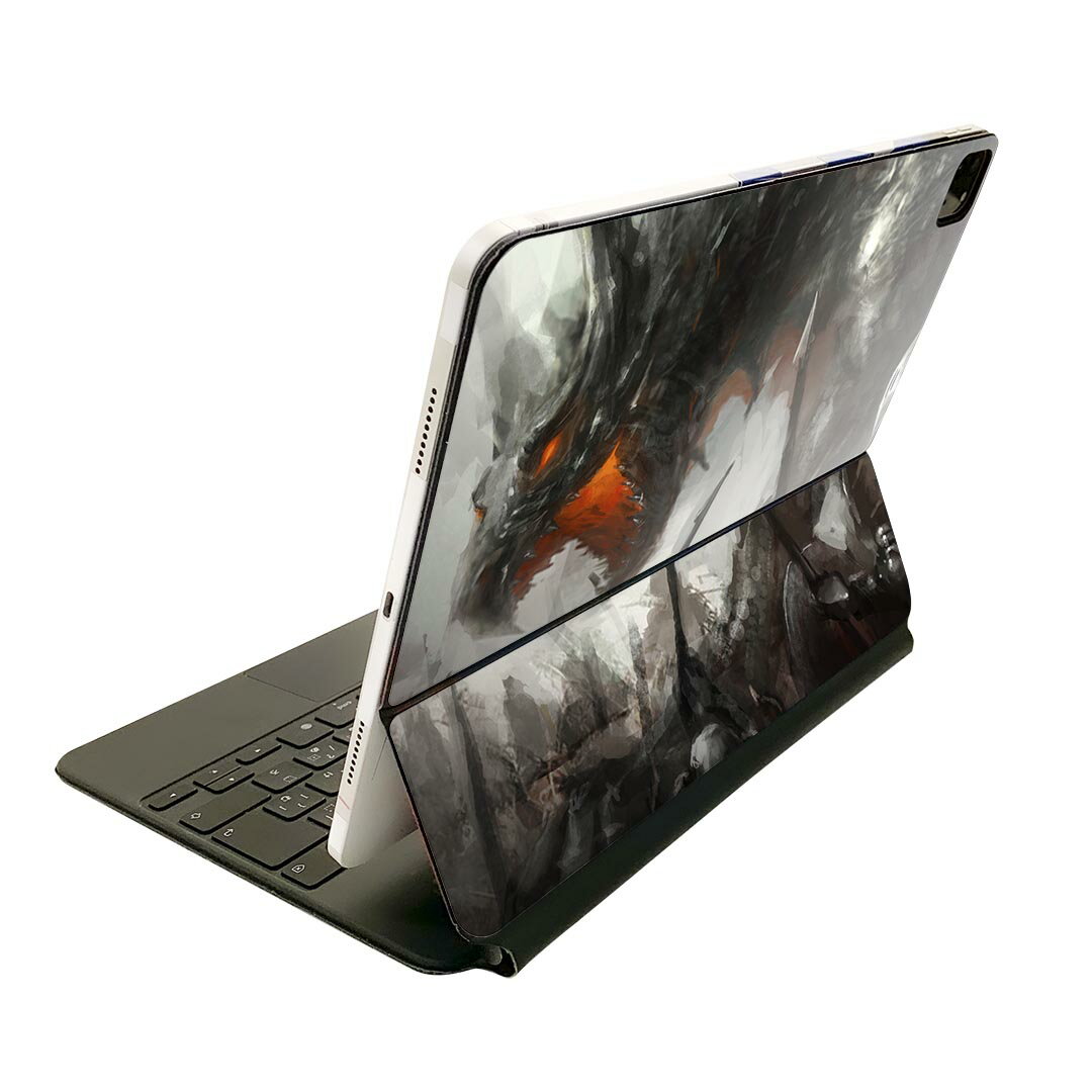 Magic Keyboard 12.9インチ iPad Pro（第4世代、第5世代、第6世代）対応 apple アップル アイパッド 全面スキンシール フル 前面 背面 ..