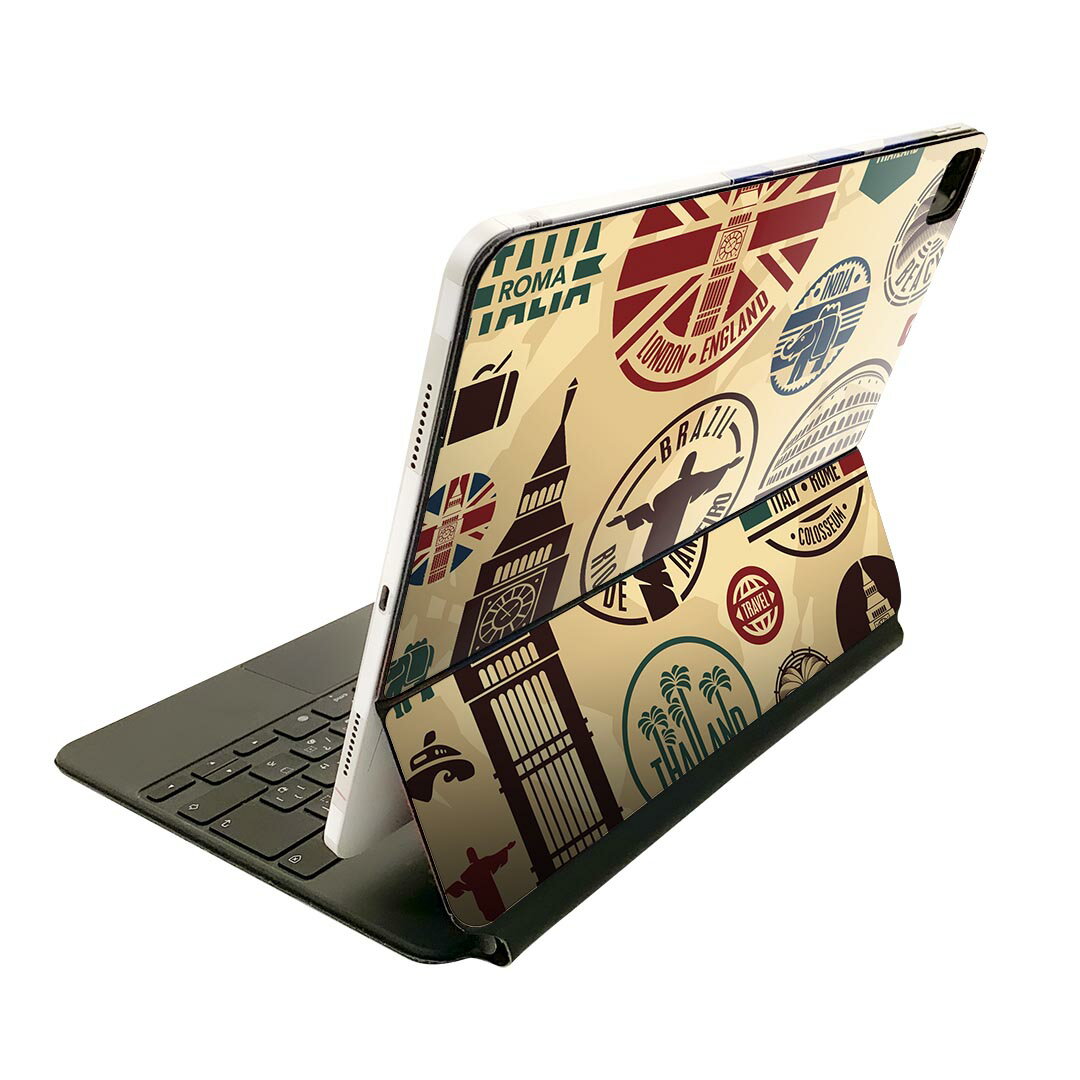 Magic Keyboard 用 スキンシール 11インチ iPad Pro用 第1-4世代 iPad Air 第4-5世代 対応 全面スキンシール フル 前面 背面 保護シー..