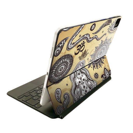 Magic Keyboard 12.9インチ iPad Pro(第4世代、第5世代、第6世代)対応 apple アップル アイパッド 全面スキンシール フル 前面 背面 保護シール 人気 文様 アジアン イラスト 006118 Magic Keyboard 12.9インチ iPad Pro(第4世代、第5世代、第6世代)対応 apple アップル アイパッド 全面スキンシール フル 前面 背面 保護シール 人気 文様 アジアン イラスト 006118