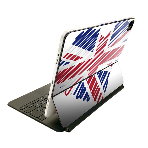 Magic Keyboard 12.9インチ iPad Pro(第4世代、第5世代、第6世代)対応 apple アップル アイパッド 全面スキンシール フル 前面 背面 保護シール 人気 006150 国旗 ハート Magic Keyboard 12.9インチ iPad Pro(第4世代、第5世代、第6世代)対応 apple アップル アイパッド 全面スキンシール フル 前面 背面 保護シール 人気 006150 国旗 ハート