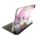 Magic Keyboard 12.9インチ iPad Pro(第4世代、第5世代、第6世代)対応 apple アップル アイパッド 全面スキンシール フル 前面 背面 保護シール 人気 006157 うさぎ 兎 キャラクター