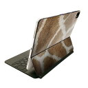 Magic Keyboard 12.9インチ iPad Pro(第4世代、第5世代、第6世代)対応 apple アップル アイパッド 全面スキンシール フル 前面 背面 保護シール 人気 ジラフ柄 動物 模様 006215(2)