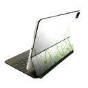 Magic Keyboard 12.9インチ iPad Pro(第4世代、第5世代、第6世代)対応 apple アップル アイパッド 全面スキンシール フル 前面 背面 保護シール 人気 006244 クローバー 緑 グリーン