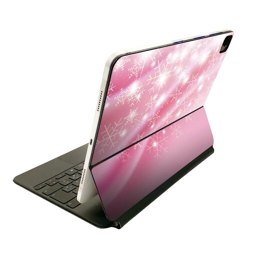 Magic Keyboard 12.9インチ iPad Pro(第4世代、第5世代、第6世代)対応 apple アップル アイパッド 全面スキンシール フル 前面 背面 保護シール 人気 雪 結晶 ピンク 006254 Magic Keyboard 12.9インチ iPad Pro(第4世代、第5世代、第6世代)対応 apple アップル アイパッド 全面スキンシール フル 前面 背面 保護シール 人気 雪 結晶 ピンク 006254