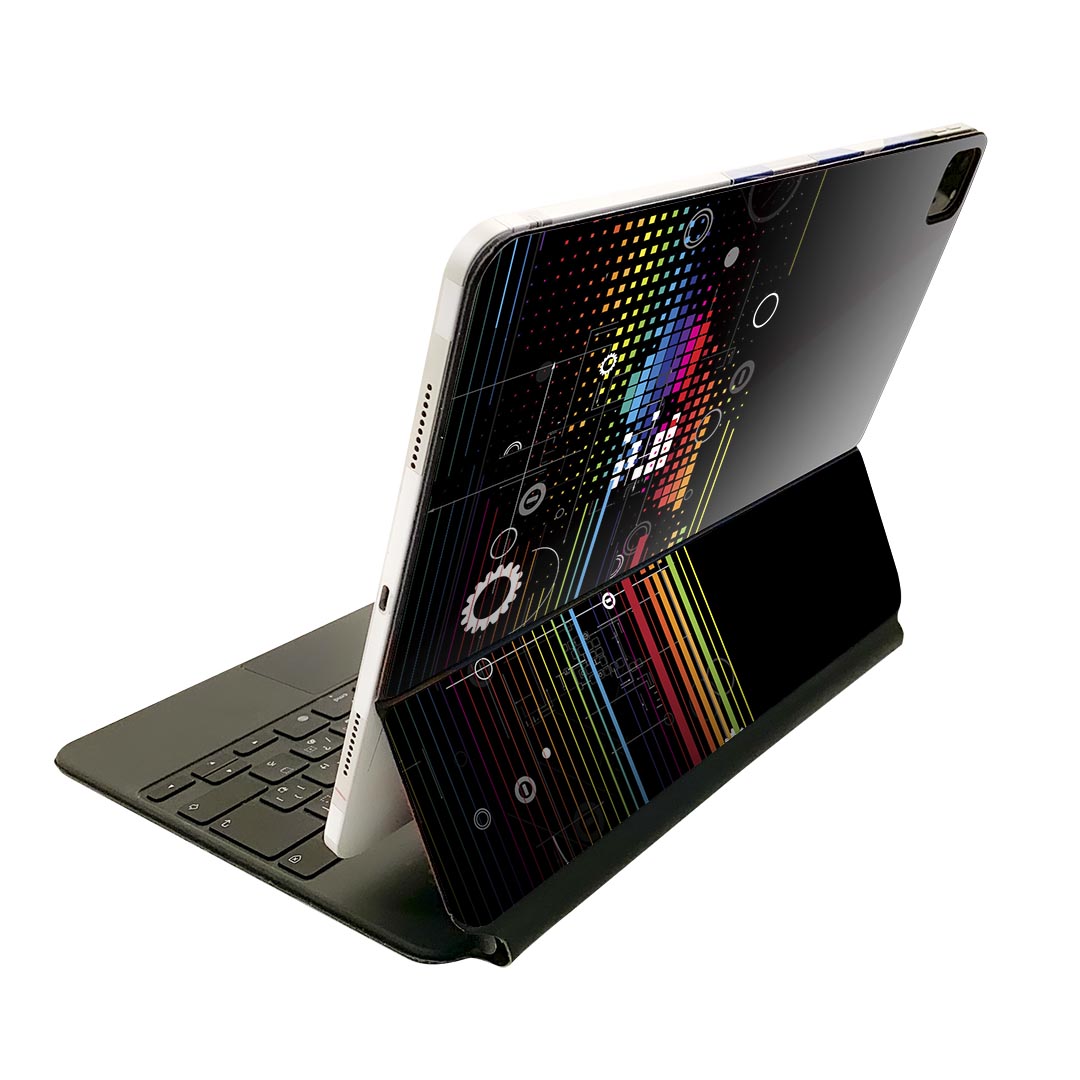 Magic Keyboard 12.9インチ iPad Pro（第4世代、第5世代、第6世代）対応 apple アップル アイパッド 全面スキンシール フル 前面 背面 ..