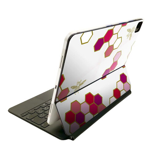 Magic Keyboard 用 スキンシール 11インチ iPad Pro用 第1-4世代 iPad Air 第4-5世代 対応 全面スキンシール フル 前面 背面 保護シール 人気 006373 蜂 はち 模様 Magic Keyboard 用 スキンシール 11インチ iPad Pro用 第1-4世代 iPad Air 第4-5世代 対応 全面スキンシール フル 前面 背面 保護シール 人気 006373 蜂 はち 模様