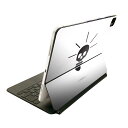 Magic Keyboard 用 スキンシール 11インチ iPad Pro用 第1-4世代 iPad Air 第4-5世代 対応 全面スキンシール フル 前面 背面 保護シール 人気 006466 電球 骸骨 ドクロ(2)