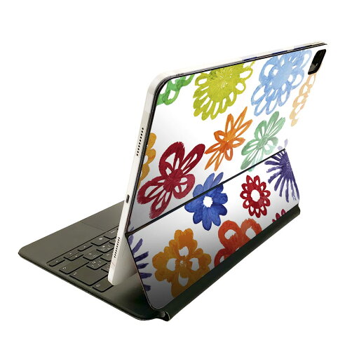 Magic Keyboard 12.9インチ iPad Pro(第4世代、第5世代、第6世代)対応 apple アップル アイパッド 全面スキンシール フル 前面 背面 保護シール 人気 花 006484 Magic Keyboard 12.9インチ iPad Pro(第4世代、第5世代、第6世代)対応 apple アップル アイパッド 全面スキンシール フル 前面 背面 保護シール 人気 花 006484