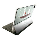 Magic Keyboard 用 スキンシール 11インチ iPad Pro用 第1-4世代 iPad Air 第4-5世代 対応 全面スキンシール フル 前面 背面 保護シール 人気 006509 うさぎハート ボート