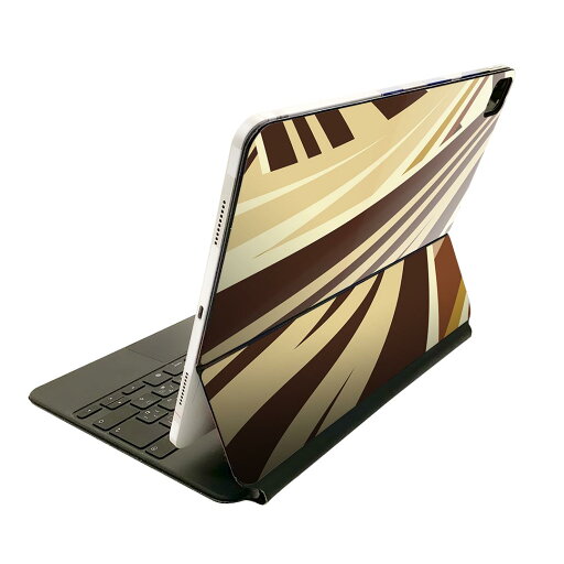 Magic Keyboard 12.9インチ iPad Pro(第4世代、第5世代、第6世代)対応 apple アップル アイパッド 全面スキンシール フル 前面 背面 保護シール 人気 006546 茶色 ブラウン 模様 Magic Keyboard 12.9インチ iPad Pro(第4世代、第5世代、第6世代)対応 apple アップル アイパッド 全面スキンシール フル 前面 背面 保護シール 人気 006546 茶色 ブラウン 模様