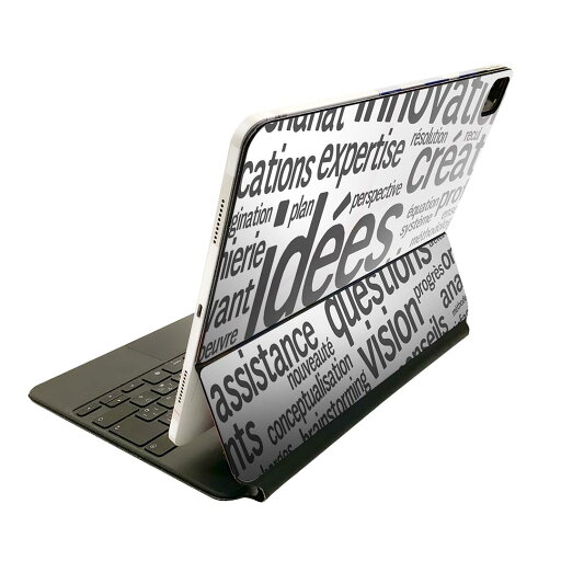 Magic Keyboard 用 スキンシール 11インチ iPad Pro用 第1-4世代 iPad Air 第4-5世代 対応 全面スキンシール フル 前面 背面 保護シール 人気 006553 文字 英語 Magic Keyboard 用 スキンシール 11インチ iPad Pro用 第1-4世代 iPad Air 第4-5世代 対応 全面スキンシール フル 前面 背面 保護シール 人気 006553 文字 英語