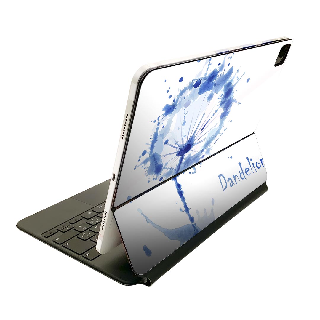 Magic Keyboard 用 スキンシール 11インチ iPad Pro用 第1-4世代 iPad Air 第4-5世代 対応 全面スキンシール フル 前面 背面 保護シール 人気 006604 青　ブルー