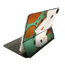 Magic Keyboard 12.9インチ iPad Pro(第4世代、第5世代、第6世代)対応 apple アップル アイパッド 全面スキンシール フル 前面 背面 保護シール 人気 トランプ エース 006965(2)