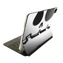 Magic Keyboard 12.9インチ iPad Pro(第4世代、第5世代、第6世代)対応 apple アップル アイパッド 全面スキンシール フル 前面 背面 保護シール 人気 ハロウィン ドクロ 骸骨 006992